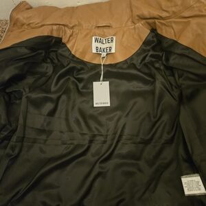 Walter Baker Black and Tan Jacket
